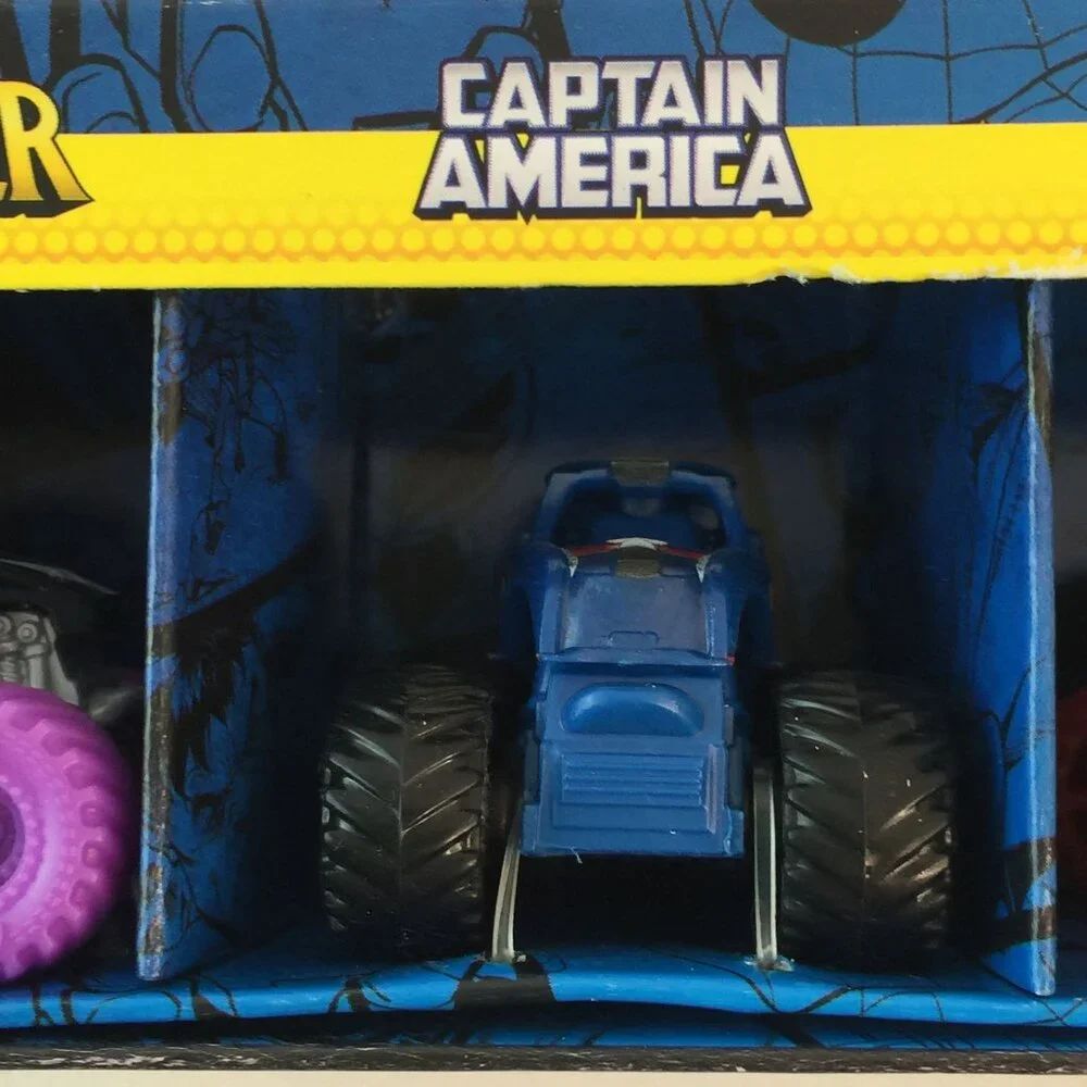 Monster Jam‎ Mini Truck Marvel Black Panther Captain America Iron Man Series 1
